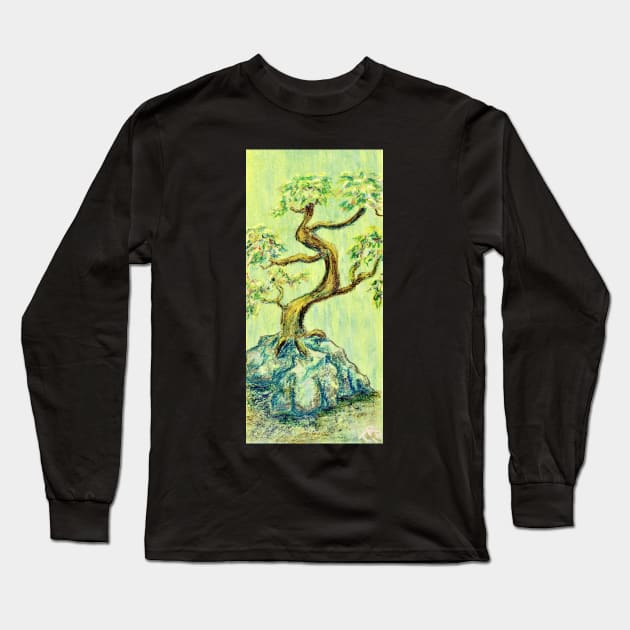 Gentle Bonsai Long Sleeve T-Shirt by MuseMints